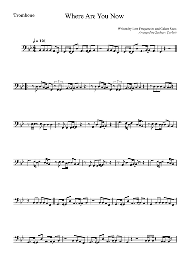 Where Are You Now (arr. Zachary Corbett)