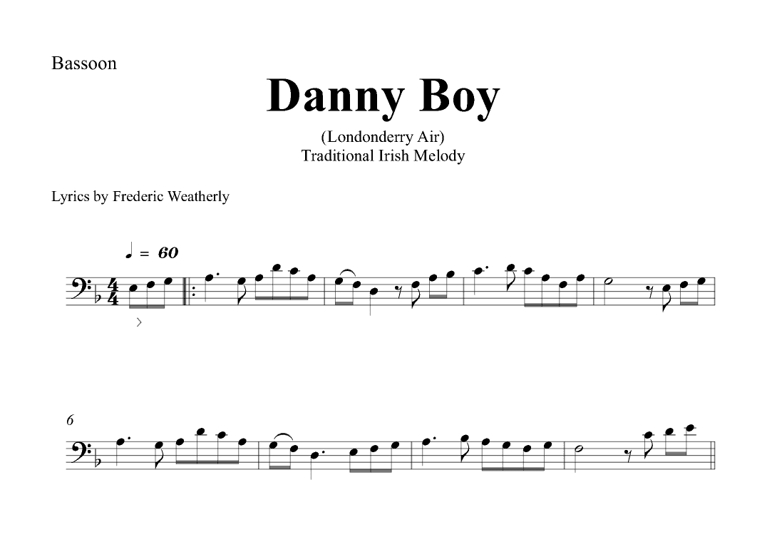 Danny Boy (Londonderry Air) (arr. Gabriel Oliveira)