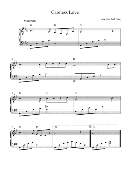 Careless Love (arr. Kaiserin Rebecca)