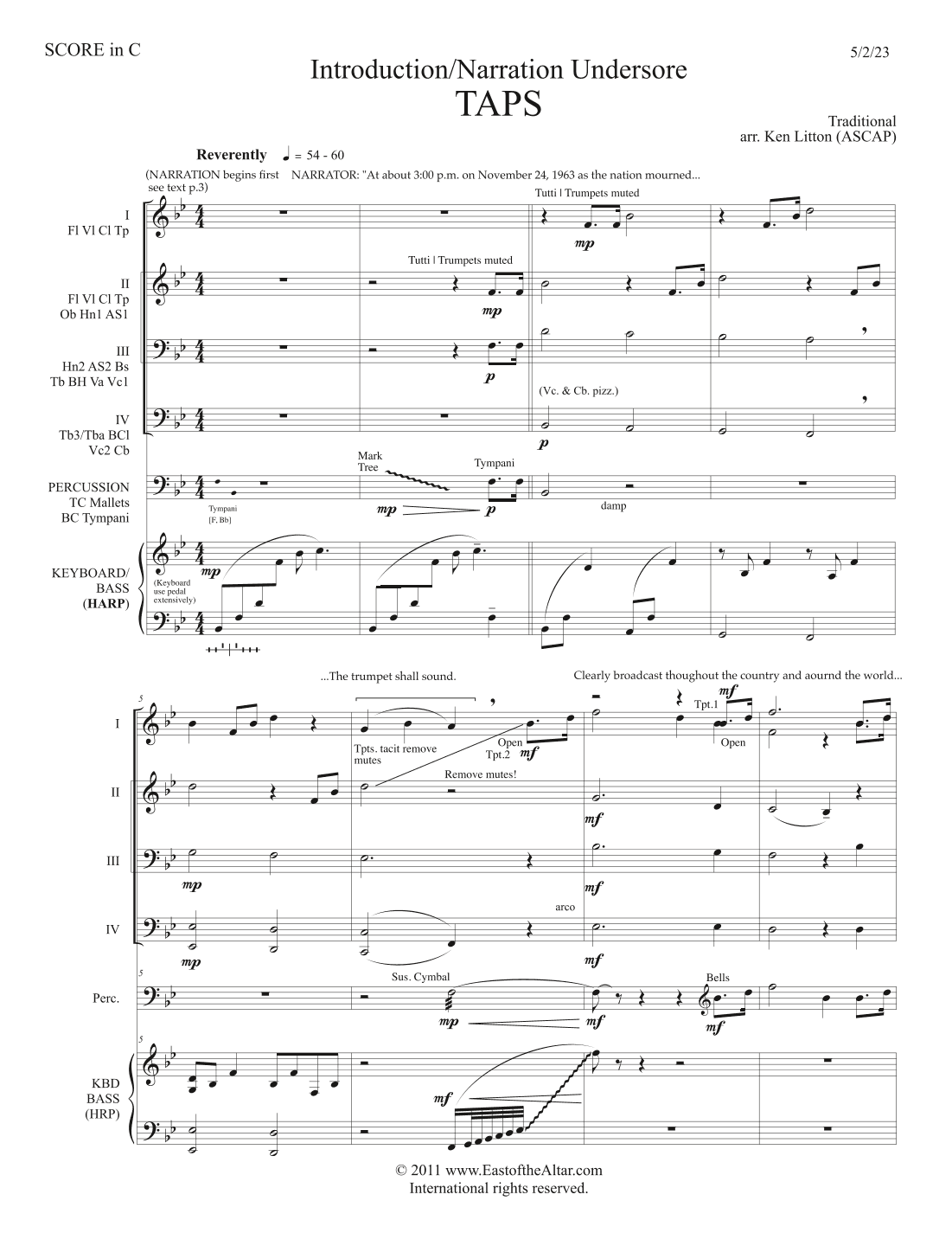 TAPS  A Rembrance (arr. Ken Litton)