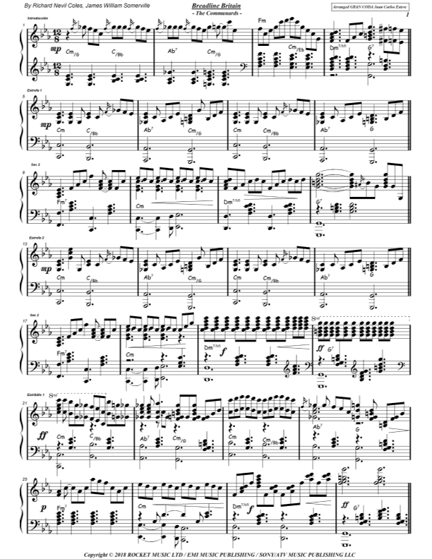 Breadline Britain (arr. Juan Carlos Esteve (Gran Coda))