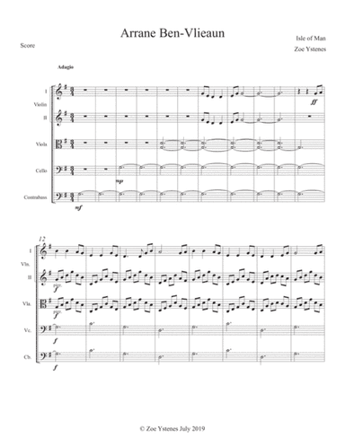Arrane Ben-Vlieaun (arr. Zoe Ystenes)
