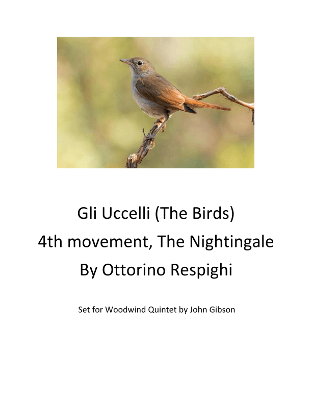 Gli Uccelli (arr. John Gibson)