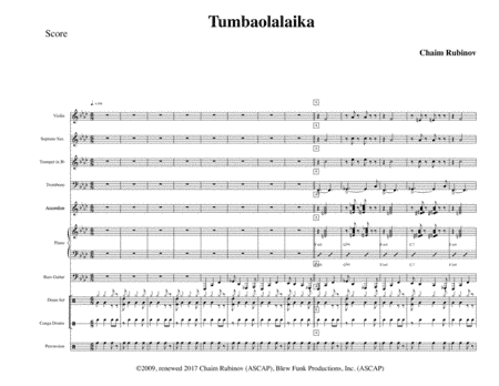 Tumbaolalaika (arr. Chaim Rubinov)