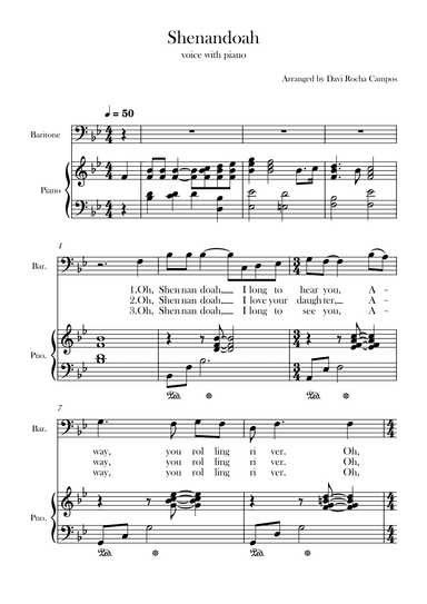 Shenandoah (arr. Davi Rocha Campos)