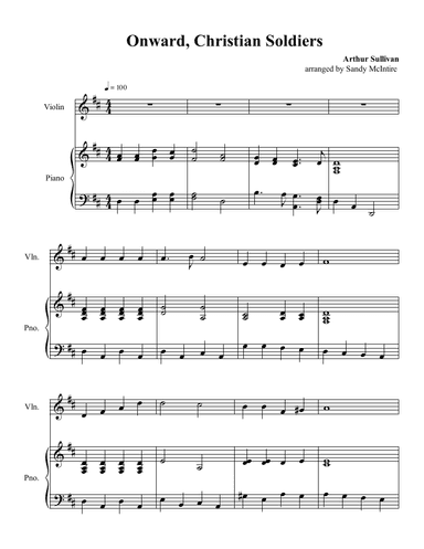 Onward Christian Soldiers (arr. Sandy McIntire)