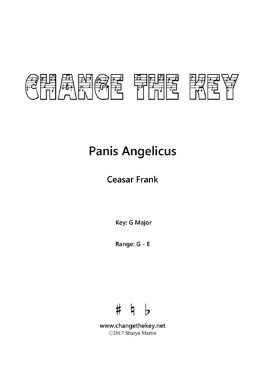 Panis Angelicus - G Major (arr. Change the Key)