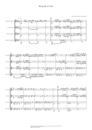 Bring Me To Life (arr. Junqueira's)