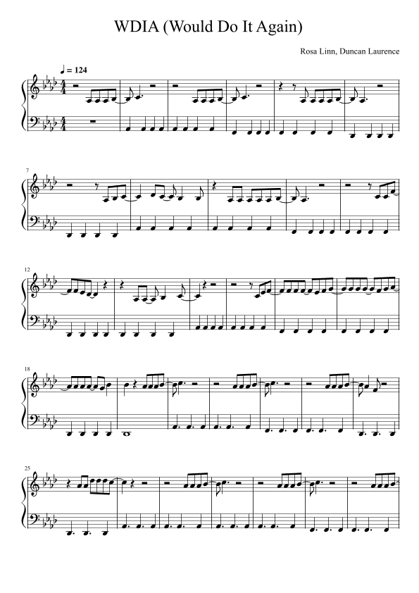 Wdia (would Do It Again) (arr. LaLa Music)