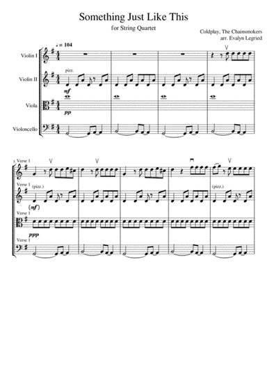 Something Just Like This (arr. Evalyn Legried)