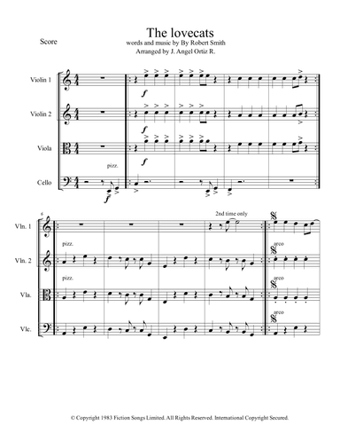 The Lovecats (arr. José angel Ortiz ramirez)