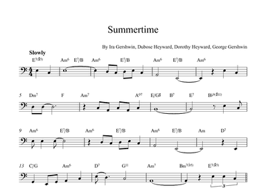 Summertime (arr. Alex Nunes Rodrigues)