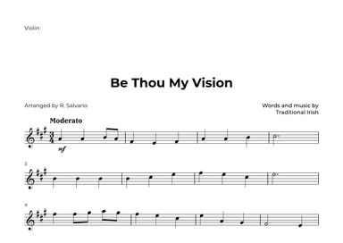 Be Thou My Vision (arr. R. Salvario)