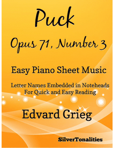Puck Opus 71 Number 3 Easy Piano Sheet Music (arr. SilverTonalities)