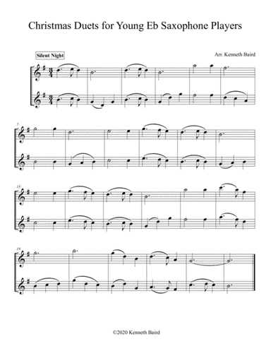 Christmas Duets for Young Saxophone Players (arr. Kenneth Baird)