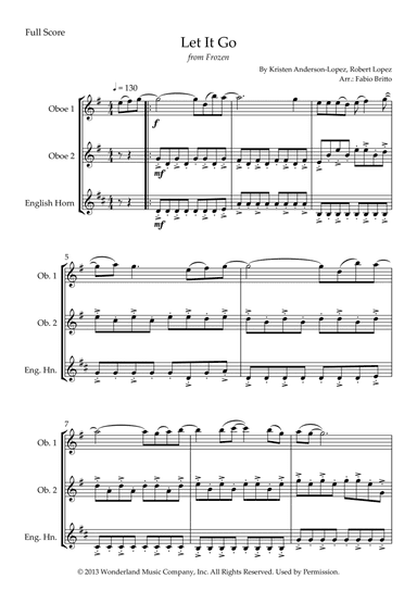 Let It Go (arr. Fabio Britto)