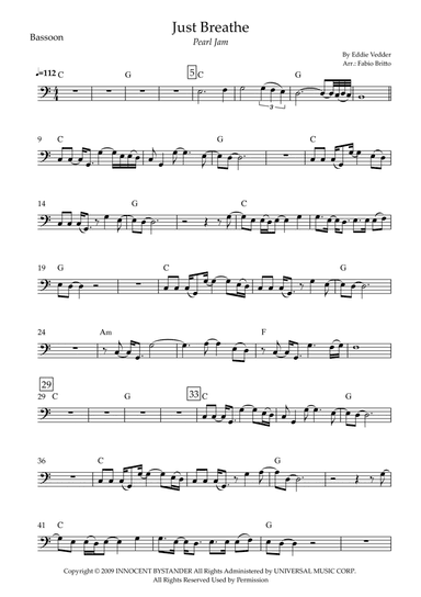 Just Breathe (arr. Fabio Britto)