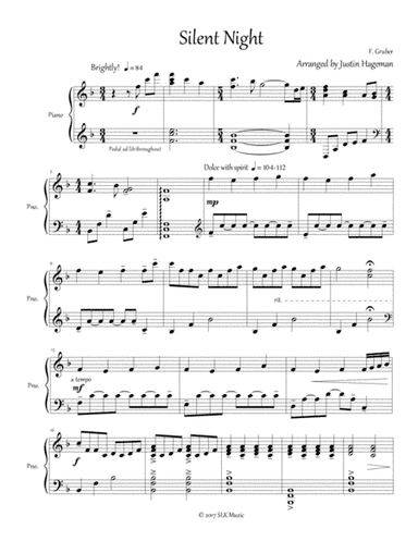 Silent Night (arr. Justin Hageman)