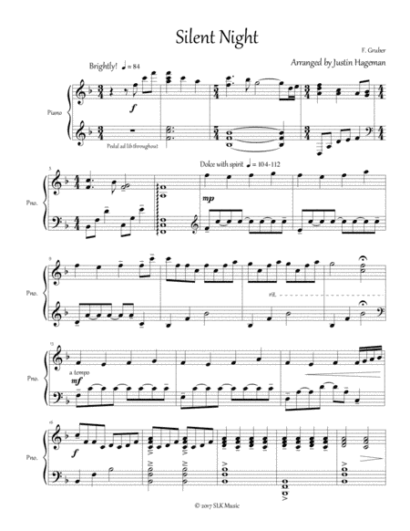 Silent Night (arr. Justin Hageman)