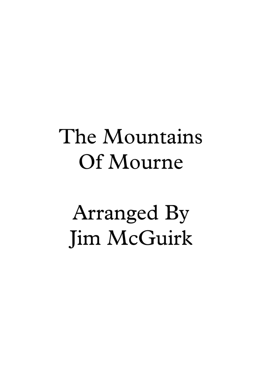 The Mountains Of Mourne (arr. Jim McGuirk)