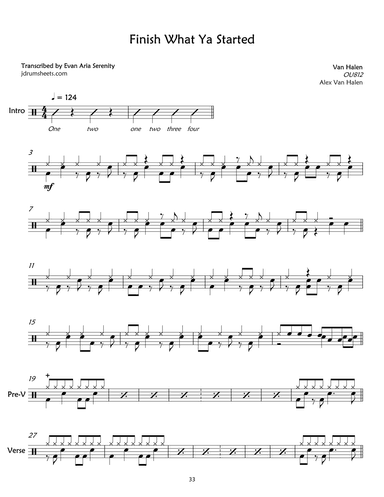 Finish What Ya Started (arr. Evan Aria Serenity)