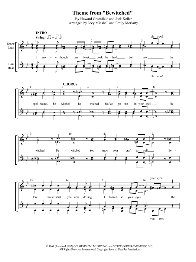 Theme From "bewitched" (arr. Joey Minshall and Emily Moriarty)