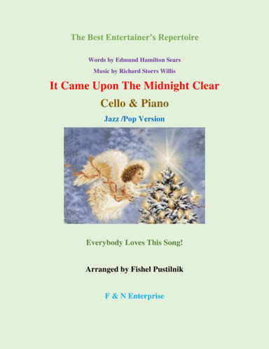 "It Came Upon The Midnight Clear"-Piano Background for Cello and Piano (arr. Fishel Pustilnik)