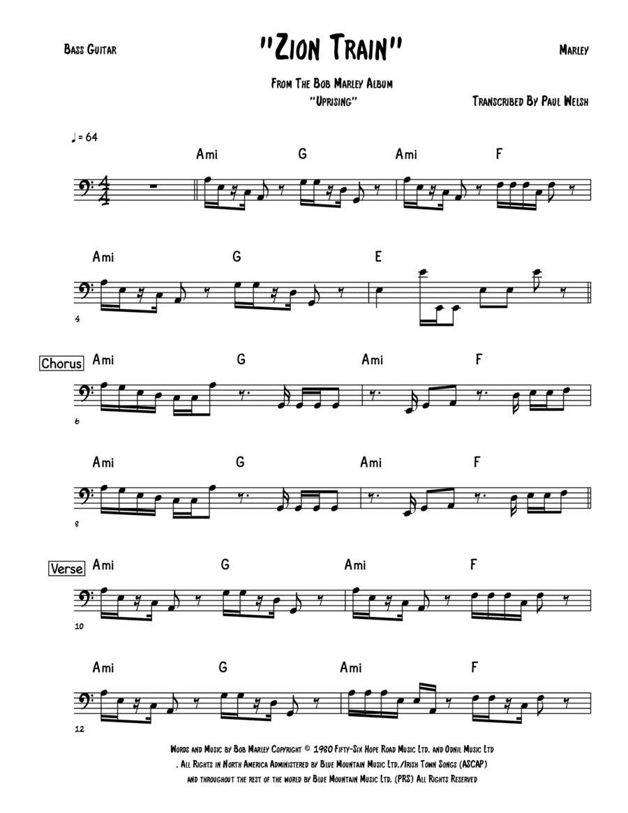 Zion Train (arr. Accubass)