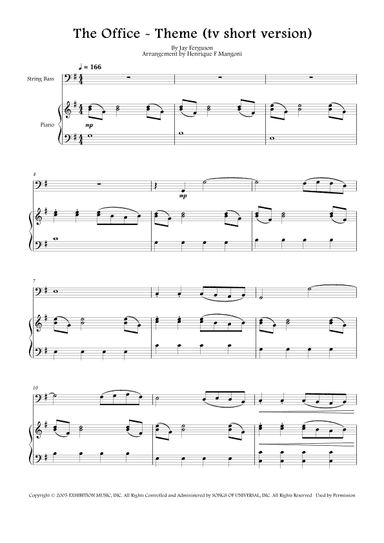 The Office - Theme (arr. Henrique F Mangoni)