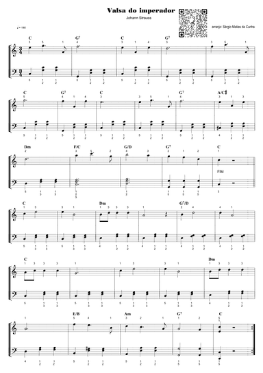 Valsa do imperador - (10 pequenas valsas) (arr. Sérgio Matias da Cunha)
