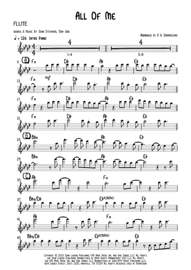 All Of Me (arr. P.H. Damasceno)