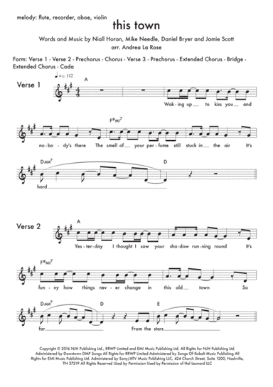 This Town (arr. Andrea La Rose)