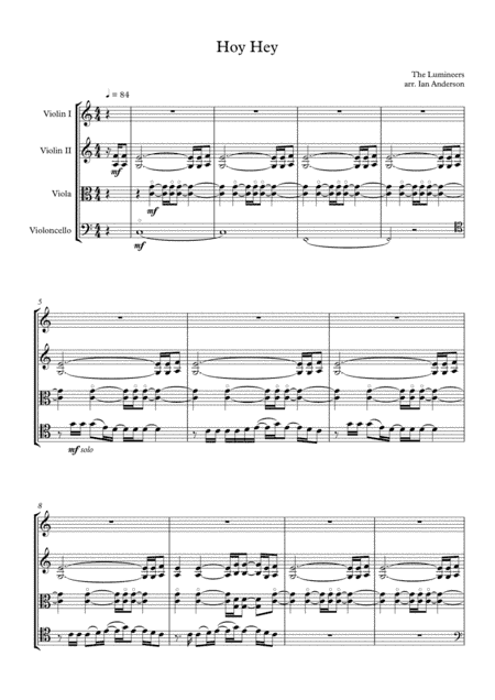 Ho Hey (arr. Ian Anderson)