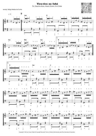 Tico Tico (tico Tico No Fuba) (arr. Sérgio Matias da Cunha)