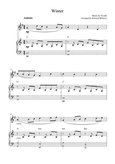 Winter (arr. Kaiserin Rebecca)