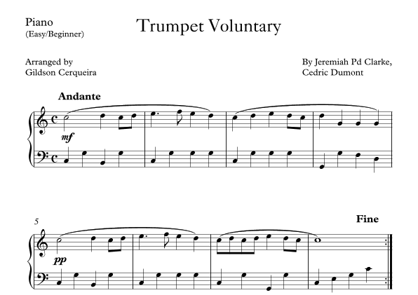 Trumpet Voluntary (arr. Gildson Cerqueira)