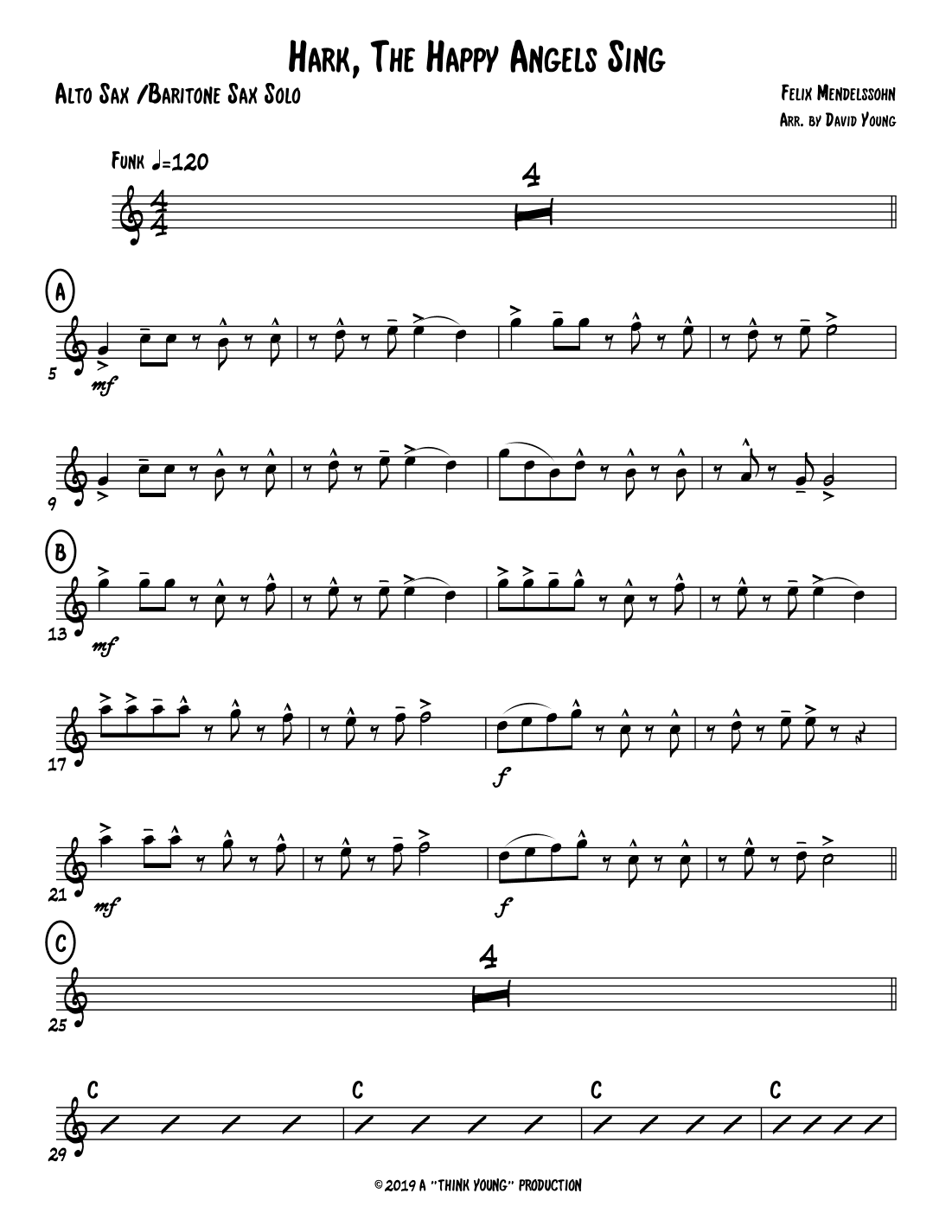 Hark, The Happy Angels Sing (arr. David W. Young)