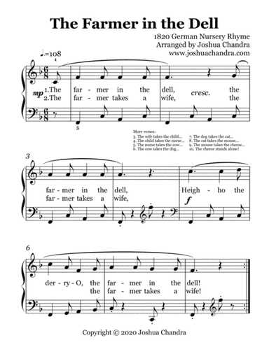 The Farmer in the Dell (arr. Joshua Chandra)