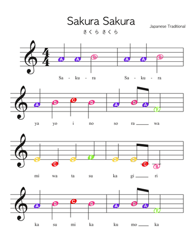 Sakura Sakura (arr. Mc G)