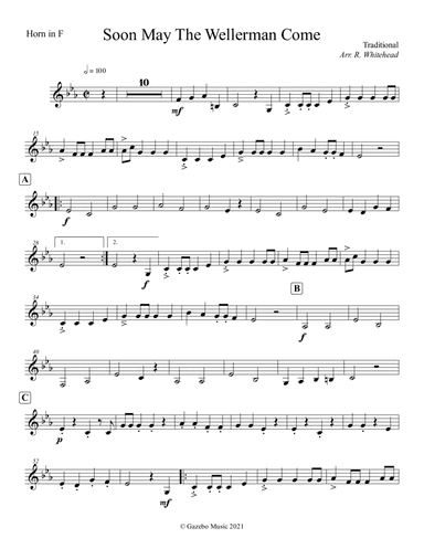 Soon May The Wellerman Come (arr. R. Whitehead)
