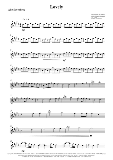 Lovely (arr. Wesley S. SIlva)