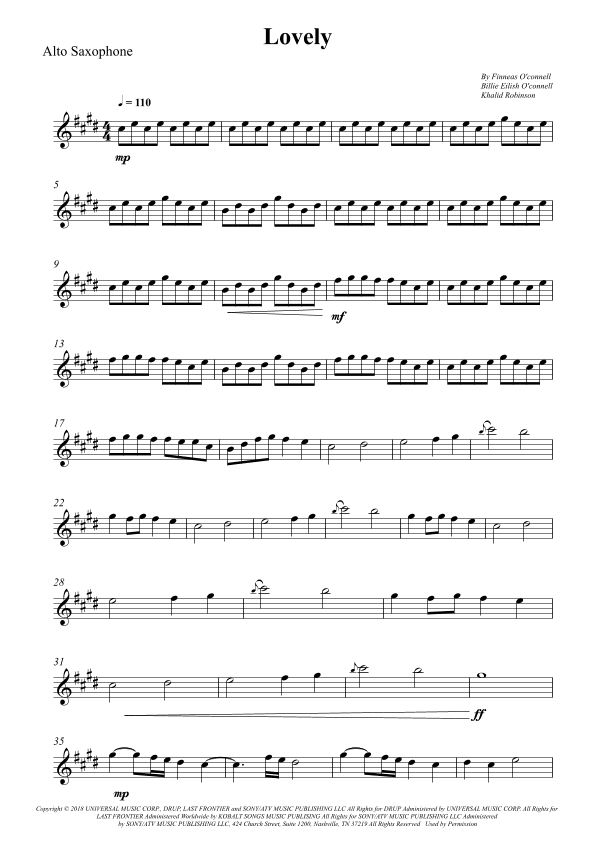 Lovely (arr. Wesley S. SIlva)