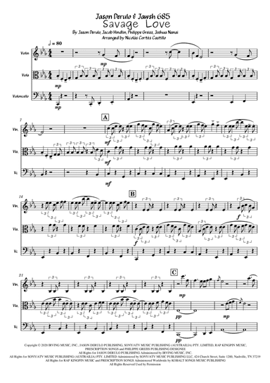 Savage Love (arr. Nicolás Cortés Castillo)