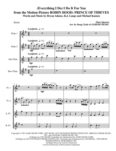 (Everything I Do) I Do It For You (arr. Doug Clyde)