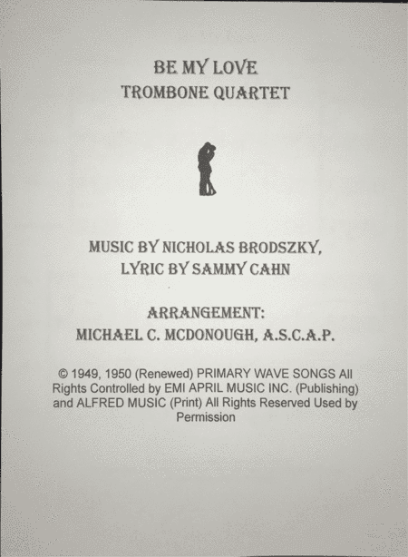 Be My Love (arr. Michael C. McDonough A.S.C.A.P.)