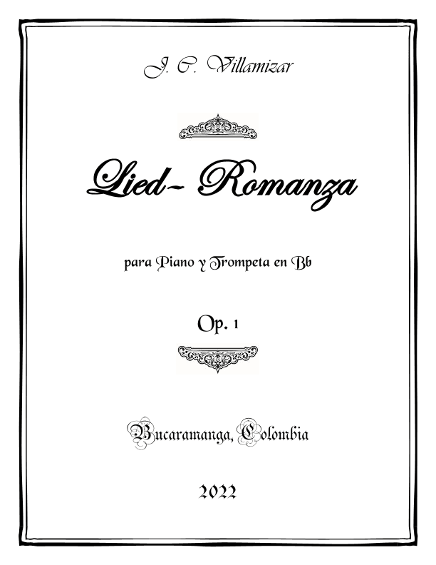 Lied - Romanza for Piano and Bb Trumpet