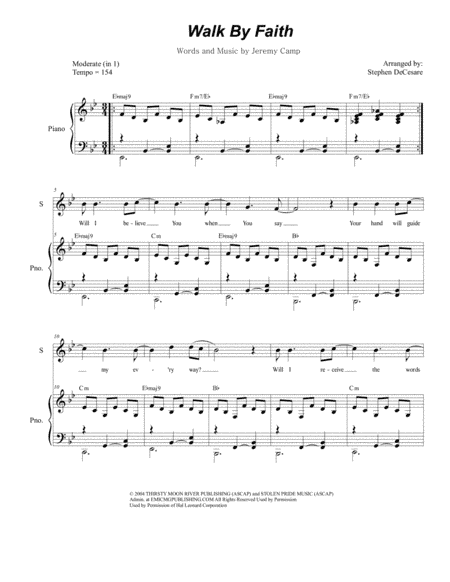 Walk By Faith (arr. Stephen DeCesare)