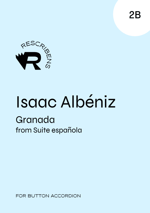 Granada from Suite Española (2B) (arr. Stefano Arato)