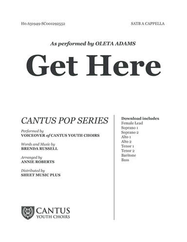 Get Here (arr. Annie Roberts)