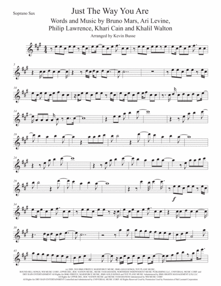 Just The Way You Are (arr. Kevin Busse)